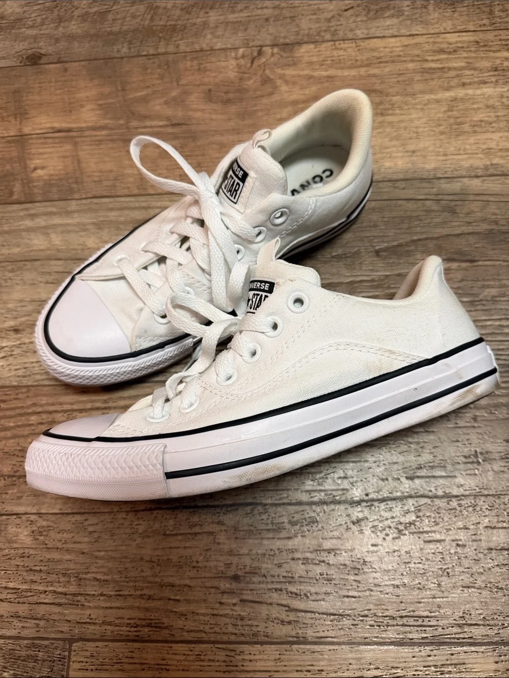 Converse - White Low Top All Star Sneakers